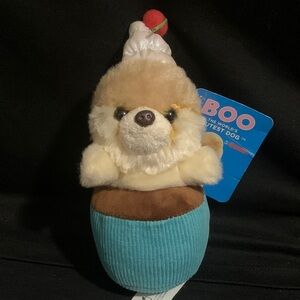 NWT Boo The Worlds Cutest Dog Pomeranian Cupcake Plush by Gund 6”